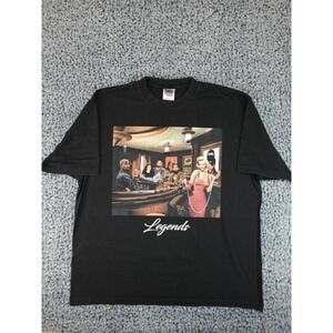 Shaka Wear Legends T-Shirt Mens 2XL Black Super Max Heavy Graphic Tupac Biggie